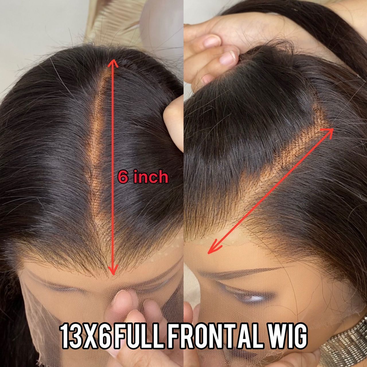 Raw HD 13X6 BodyWave Frontal Wig