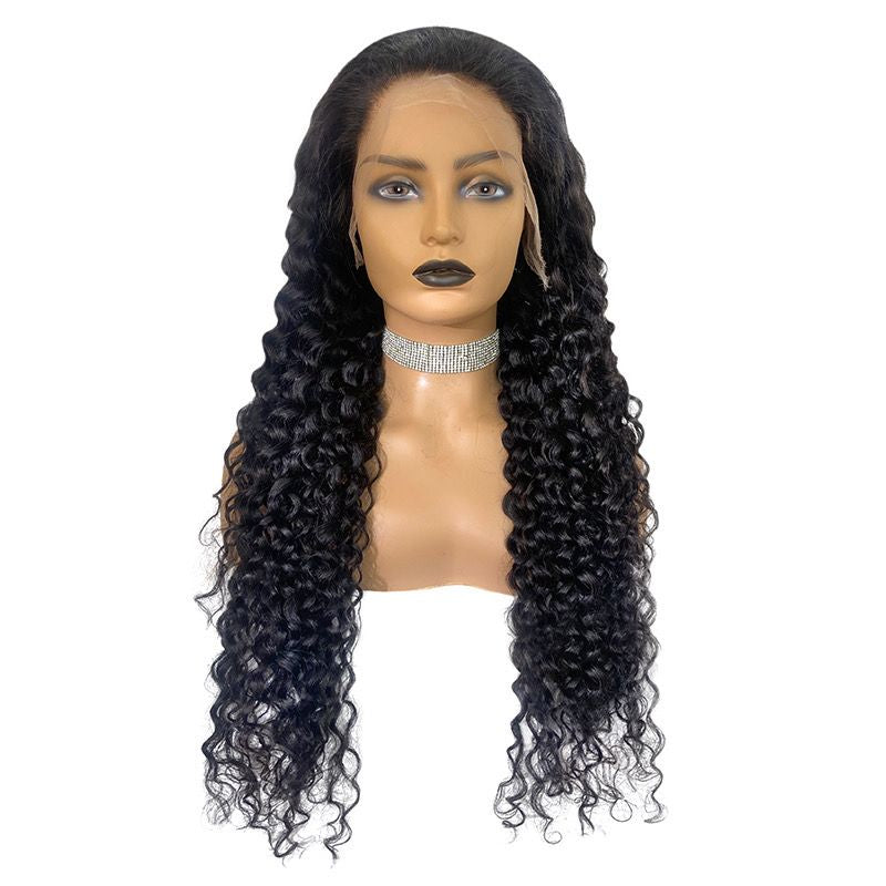 Raw HD 13X6 Curly Wave Frontal Wig